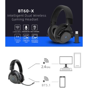 هدست گیمینگ بی سیم آبینگو مدل BT60X